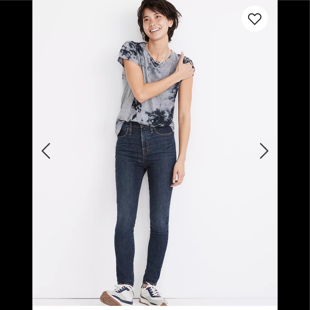 Madewell 11" High-Rise Skinny Jean Birchfield Wash